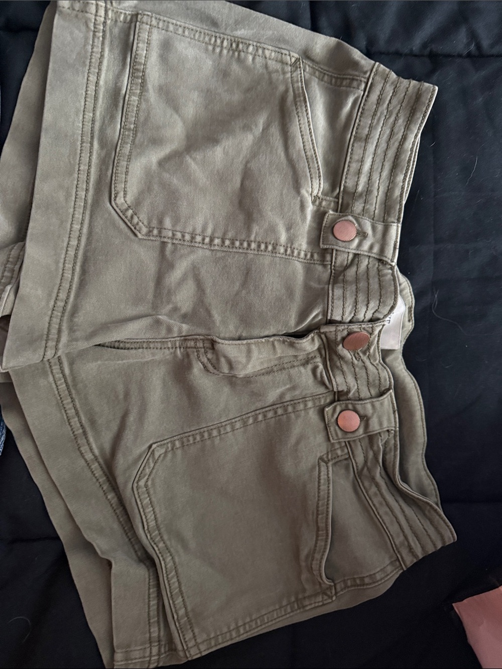 BKE Olive Green Casual Shorts